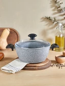 Falez Cost 24 Cm Granit Derin Gri Tencere - 1