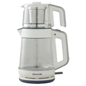 English Home CMK 6001 1900 W Beyaz Krom Cam Çay Makinesi - 1