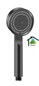 Turbo Fan 5 Fonksiyonlu Su Tasarruflu Dus Basligi Turbo El Dusu Siyah - 1
