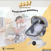 TommyBaby Vomero Rosy 3 kademeli Elektrikli Beşik 2in1 Beşik Ana kucağı - 9