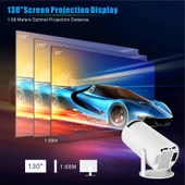 HY300 Full HD Android Taşınabilir Mini Projeksiyon Cihazı - 4