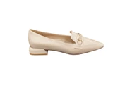 Ventes Sivri Burun 3 Cm Kalın Topuk Yumuşak İç Pedli Kadın Topuklu Ayakkabı - 1