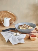 Falez Cost 28 Cm Granit Gri Wok Tava - 1