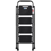 ERTEKPA 4 Basamak Siyah Merdiven Geniş Basamaklı EUROTOWER, ET4 - 12