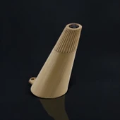 Açılı Konik 12 cm Açık Ceviz 4 Adet Ayak Mobilya Yükseltici Baza Ayağı Koltuk Kanepe Puf Ayakları - 7