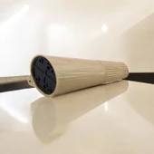 Açılı Konik 12 cm Açık Ceviz 4 Adet Ayak Mobilya Yükseltici Baza Ayağı Koltuk Kanepe Puf Ayakları - 6