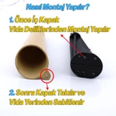 Açılı Konik 12 cm Açık Ceviz 4 Adet Ayak Mobilya Yükseltici Baza Ayağı Koltuk Kanepe Puf Ayakları - 5