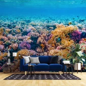 Akvaryum Mercan Manzaralı Duvar Kağıdı thumbnail 1