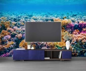 Akvaryum Mercan Manzaralı Duvar Kağıdı thumbnail 3