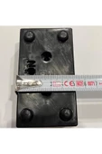 MC PLASTİK 4'lü Siyah Dikdörtgen Ayak 3.5cm - 3