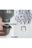 MeYsOh Lavabo Sifon Contası Evye Sifon Conta Seti (4 AD KONİK 1 AD DÜZ) - 1