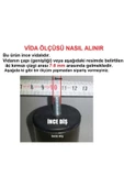 Teka ( Vida Ölçüsüne Dikkat Armut Plastik Baza Ayağı Koltuk - Kanepe Ayağı Tek Adet Siyah 10 Cm M8 Vida - 4