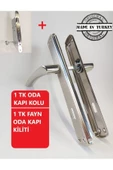 Hira Oda Kapı Kolu Seti : 1 Tk Oda Kapı Kolu , 1tk Fayn Oda Kapı Kilit'i - 1