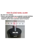3M (vida Ölçüsüne Dikkat) - Armut Plastik Baza Ayağı Koltuk - Kanepe Ayağı Tek Adet Siyah 10 Cm M8 Vida - 4