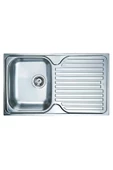 Teka Princess 50 B Mikro Keten Dokulu Tek Gözlü Sağ Damlalıklı Eviye (.40109053) - 1
