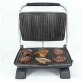 Dökümix Demir Döküm Gri 1800 Watt 4-6 Dilim Ev-Sanayi-Büfe Tipi Tost Makinası ve Izgara - 4