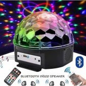 Hoparlörlü Sahne Disko Topu USB LED Işıklı Aydınlatma - 4
