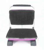 Dökümix Demir Döküm Lila 1800 Watt 4-6 Dilim Ev-Sanayi-Büfe Tipi Tost Makinası ve Izgara - 5
