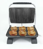 Dökümix Demir Döküm Gri 1800 Watt 4-6 Dilim Ev-Sanayi-Büfe Tipi Tost Makinası ve Izgara - 3