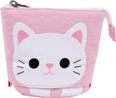 Valkyrie Sevimli Kedi Uzayabilen Teleskopik Kalem Kutu Makyaj Çantası Çok Amaçlı Çanta - 2