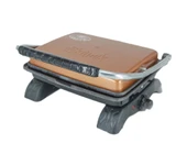 Dökümix Demir Döküm Rose Gold 1800 Watt 4-6 Dilim Ev-Sanayi-Büfe Tipi Tost Makinası ve Izgara - 1