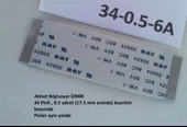 Awm 20624 80c 60v Vw-1 Flex Kablo 34-0.5-6A - 1