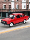 Metal Araba Çek Bırak Murat 131 Kırmızı Sesli ve Işıklı ( 1/36 Ölçek ) - 4