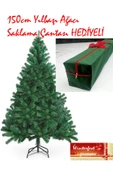 Winterfest Yılbaşı Çam Ağacı 150 Cm 320 Dal Ve Taşıma Saklama Çantası - 1