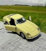 Nostaljik Metal Çek Bırak Araba Krem Kapılar Açılır ( 1/36 Ölçek ) Mod:1 - 3