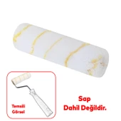 Saten Kalorifer Parmak Rulo Yedeği 10 cm Boya İç Cephe Dış Cephe Ev Yağlı Silikonlu Boyama 1 Adet thumbnail 3