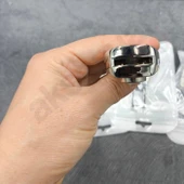 Hyundai Amblemli Bej Renk Metal Emniyet Kemer Yükseltici Rahatlatıcı Toka 2 Adet - 3