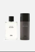 ZARA MAN SILVER EDT 90ML (3.04 FL OZ) + DEODORANT SPRAY EDC 150ML (5.07 FL OZ) - 3