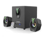 Torima D38 RGB Işıklı Bluetooth Hoparlör - 2in1 Subwoofer + Hafıza Kartı Desteği" - 1