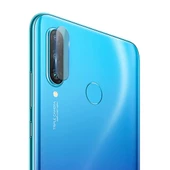 Huawei P30 Lite Kamera Lens Koruyucu Nano Cam Şeffaf Tam Kaplama - 1