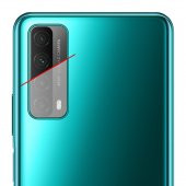Huawei P Smart 2021 Kamera Lens Koruyucu Nano Cam Şeffaf Tam Kaplama - 3