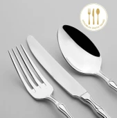 Nehir Adriana Sade 6 Kişilik 36 Parça Çatal Kaşık Bıçak Takımı thumbnail 12
