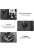 Torima D37 Bluetooth Hoparlör - RGB Işık ve Hafıza Kartı Destekli" - 3
