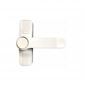 5 Adet Pvc Pencere Çocuk Emniyet Güvenlik Kilidi Düğmeli Beyaz - 1