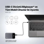 Ttec Mega Hızlı 130W 20.000mAh Yüksek Kapasiteli Powerbank, Dijital Göstergeli Notebook Powerbank - 4