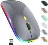 M40 Şarjlı Kablosuz Mouse 80012001600dpi 2.4Ghz Rgb Ledli - 2