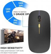M40 Şarjlı Kablosuz Mouse 80012001600dpi 2.4Ghz Rgb Ledli - 8