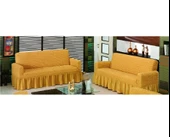 Altın Kelebek Bürümcük Koltuk Örtüsü Maxi Çekyat (3+3)-A.Hardal thumbnail 2