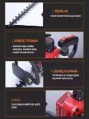 Gardenpro HT-230 Benzinli Çit Budama Makinası TKXZ1E-32/1 - 4