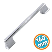 Metal Krom Mobilya Çekmece Mutfak Dolabı Dolap Kapak Kulpları Kulbu Kulpu Kulp 160 mm thumbnail 1