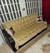 Milenyum Saraylı Lüx Maxi Çekyat Örtüsü (280x170)-Altın - 2