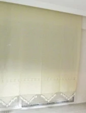 El İşi Dantelli Naturel Buldan Perdesi (190*300) thumbnail 1