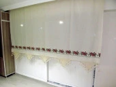 El İşi Dantelli Kanaviçe Buldan Perdesi (140*300) - 1