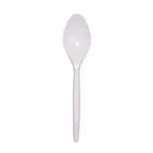 Plastik Şeffaf Beyaz Sup Kaşık - Tatlı Dondurma Kaşığı - 12.5 Cm. - 50 Adetlik 3 Paket - 3