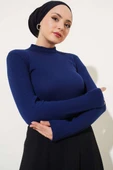 Yarım Balıkçı Fitilli Body Lacivert thumbnail 1
