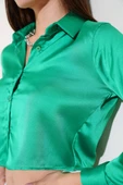 Kısa Saten Gömlek Benetton - 4